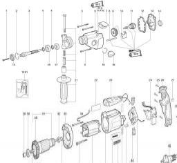 Metabo BE 1020 spare parts