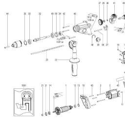Metabo SBE 850 spare parts