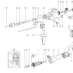 Metabo SBE 1300 spare parts