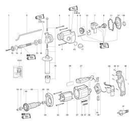 Metabo SBE 850 Contact spare parts