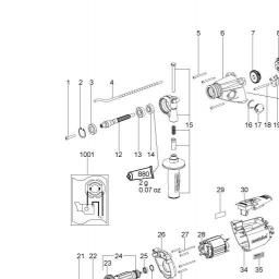 Metabo SBE 1000 spare parts