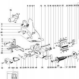 Metabo HO 0882 spare parts