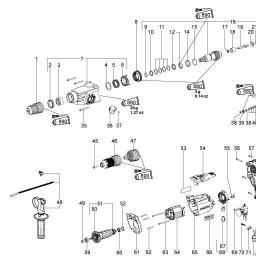 Metabo UHE 2650 Multi spare parts