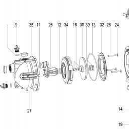 Metabo P 2000 G spare parts