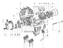 Metabo P 4500 Inox spare parts