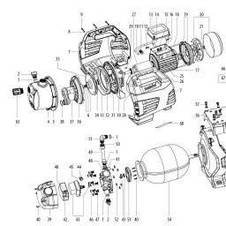 Metabo HWW 4500/25 Inox spare parts