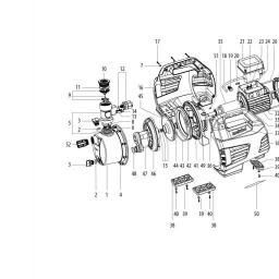 Metabo HWA 3500 Inox spare parts