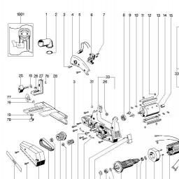 Metabo HO E 0983 spare parts