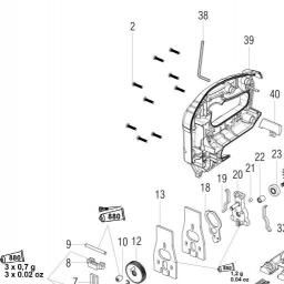 Metabo STAB 18 LTX 100 spare parts