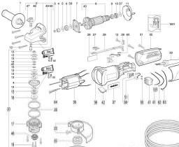 Metabo W 10-125 Quick AC/DC spare parts