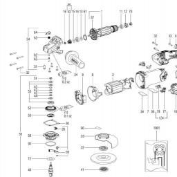 Metabo WEP 17-150 Quick RT spare parts