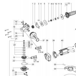 Metabo WBA 11-125 Quick spare parts