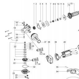Metabo WBA 11-125 Quick spare parts