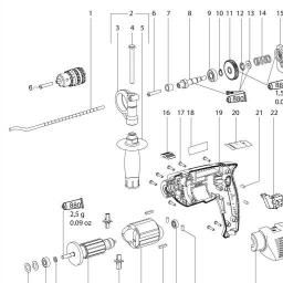 Metabo SB 561 spare parts
