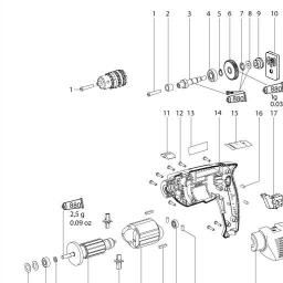 Metabo B 561 spare parts