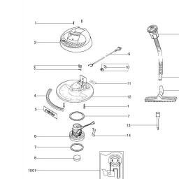 Metabo AS 1200 spare parts