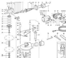 Metabo MFX 65 spare parts
