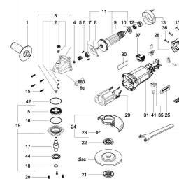 Metabo WP 850-125 spare parts