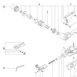 Metabo DBF 457 spare parts