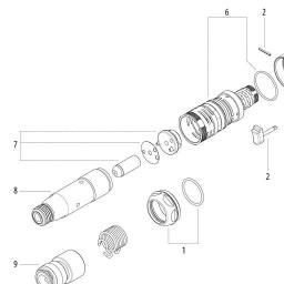 Metabo DMH 290 Set spare parts