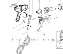 Metabo H 16-500 spare parts
