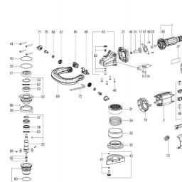 Metabo KFM 9-3 RF spare parts