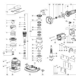 Metabo KFM 16-15 F spare parts