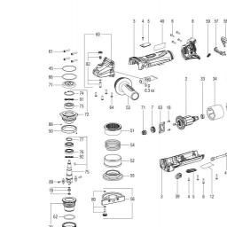 Metabo KFM 18 LTX 3 RF spare parts