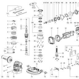 Metabo KFMPB 15-10 F spare parts