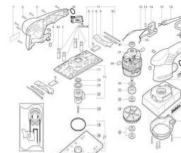 Metabo SR 20-23 spare parts