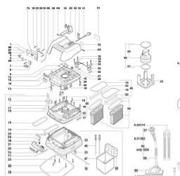 Metabo ASR 2050 spare parts