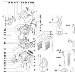 Metabo SHR 2050 M spare parts