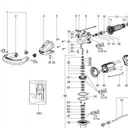 Metabo PWE 11-100 spare parts