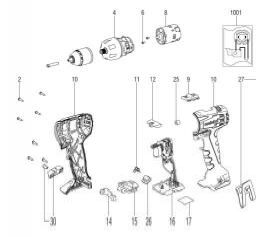 Metabo BS 14.4 LT spare parts