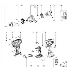 Metabo BS 18 LT spare parts