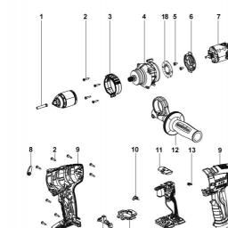 Metabo BS 14.4 LTX Impuls spare parts