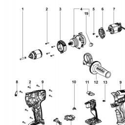 Metabo BS 14.4 LTX Impuls spare parts