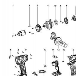 Metabo BS 18 LTX spare parts