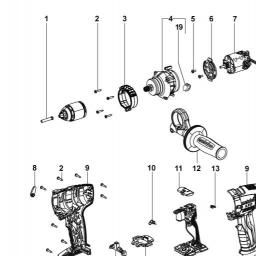 Metabo BS 18 LTX Impuls spare parts