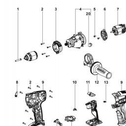 Metabo SB 18 LTX spare parts