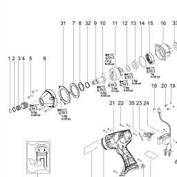 Metabo SSP 12 spare parts