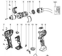 Metabo SB 18 Li spare parts