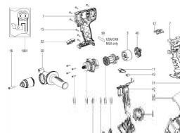 Metabo BS 18 LTX Impuls spare parts