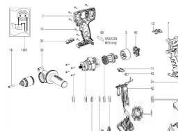 Metabo SB 18 LTX Impuls spare parts