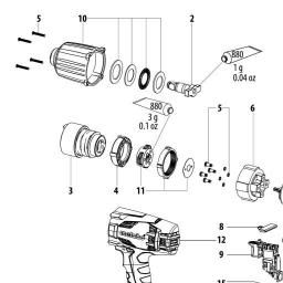 Metabo SSW 18 LTX 600 spare parts