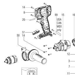 Metabo SB 18 LTX BL Quick spare parts