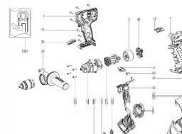 Metabo SB 18 LTX Quick spare parts