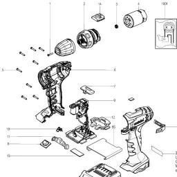Metabo BS 18 spare parts