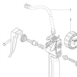 Metabo RF 80 D spare parts