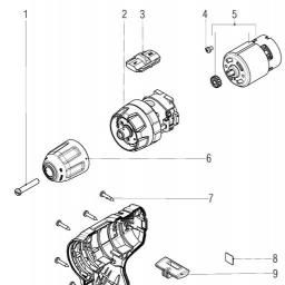 Metabo BS 18 L spare parts